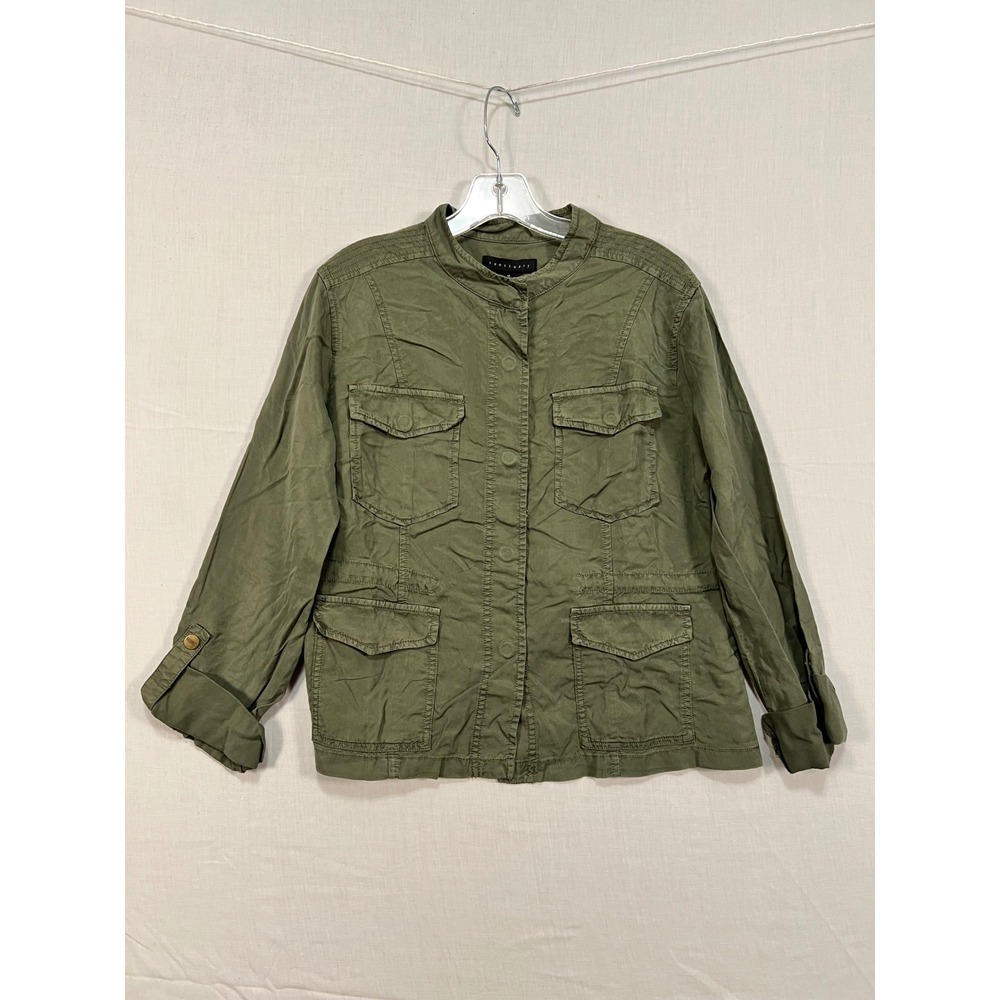 Sanctuary Women Olive Green Safari Jacket XJ0187E1 Size Medium NWT